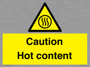 Caution Hot content